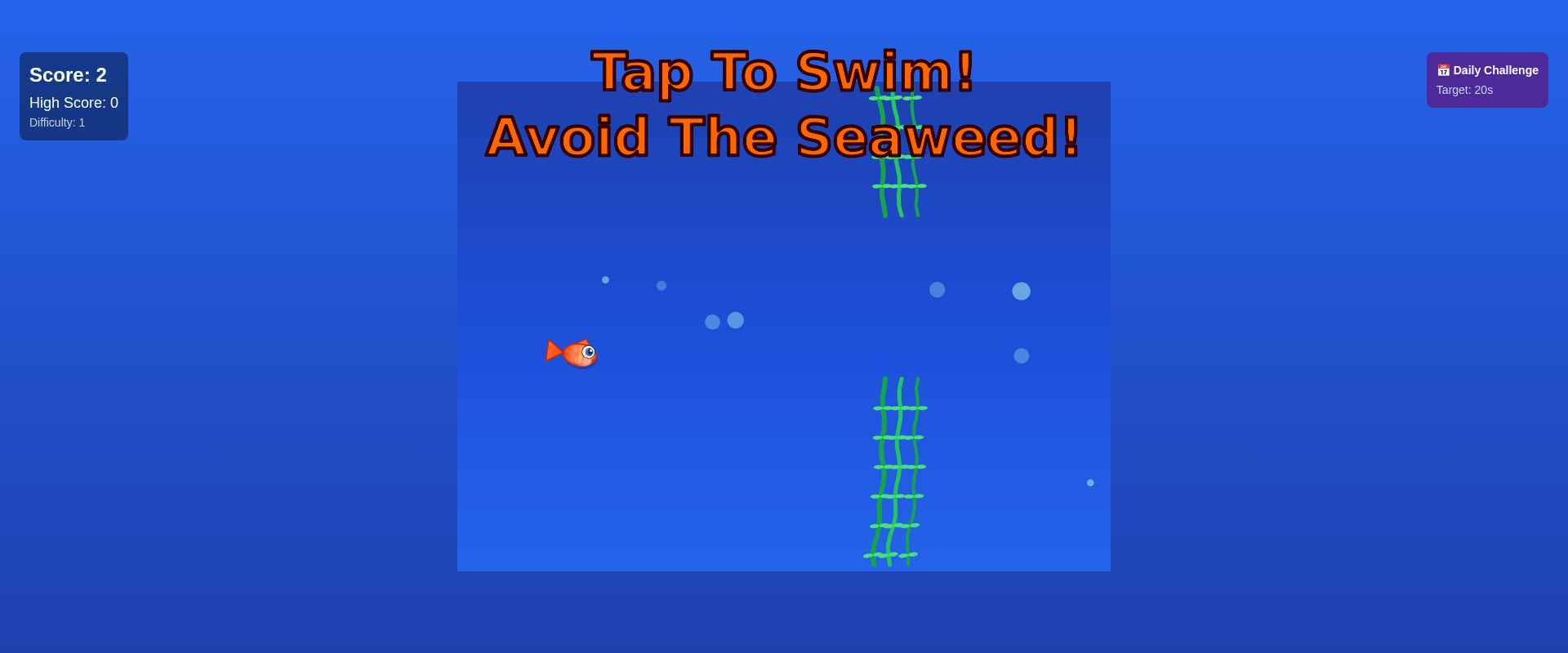 Seaweed Swimmer - Gameplay